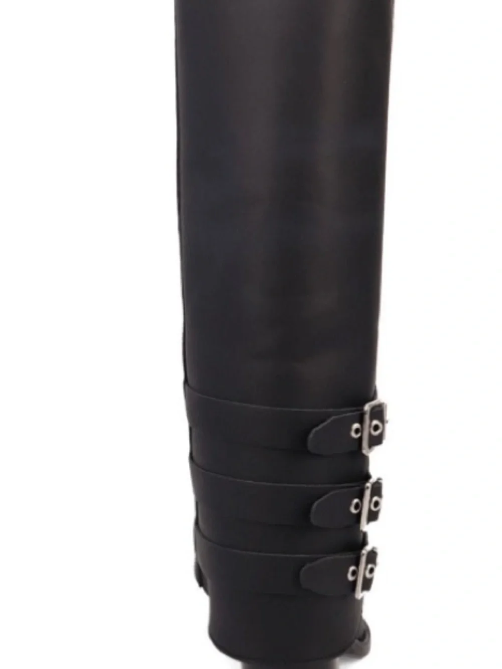 dingo Black Pointed Toe Buckle Boots